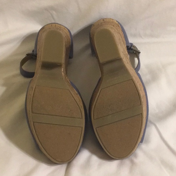 Cork platform lilac sandals - Picture 3 of 6